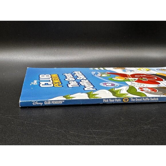 The Great Puffle Switch 4 Disney Club Penguin Pick Your Path Paperback Book GOOD - Picture 11 of 16